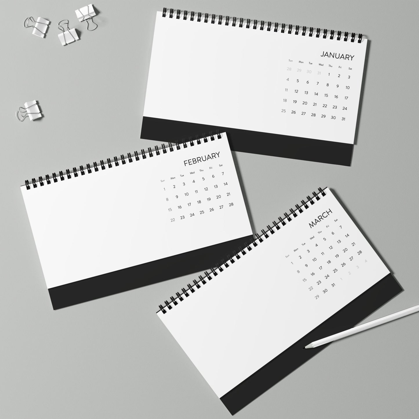 Desktop Calendar (2026 grid) - FFTA