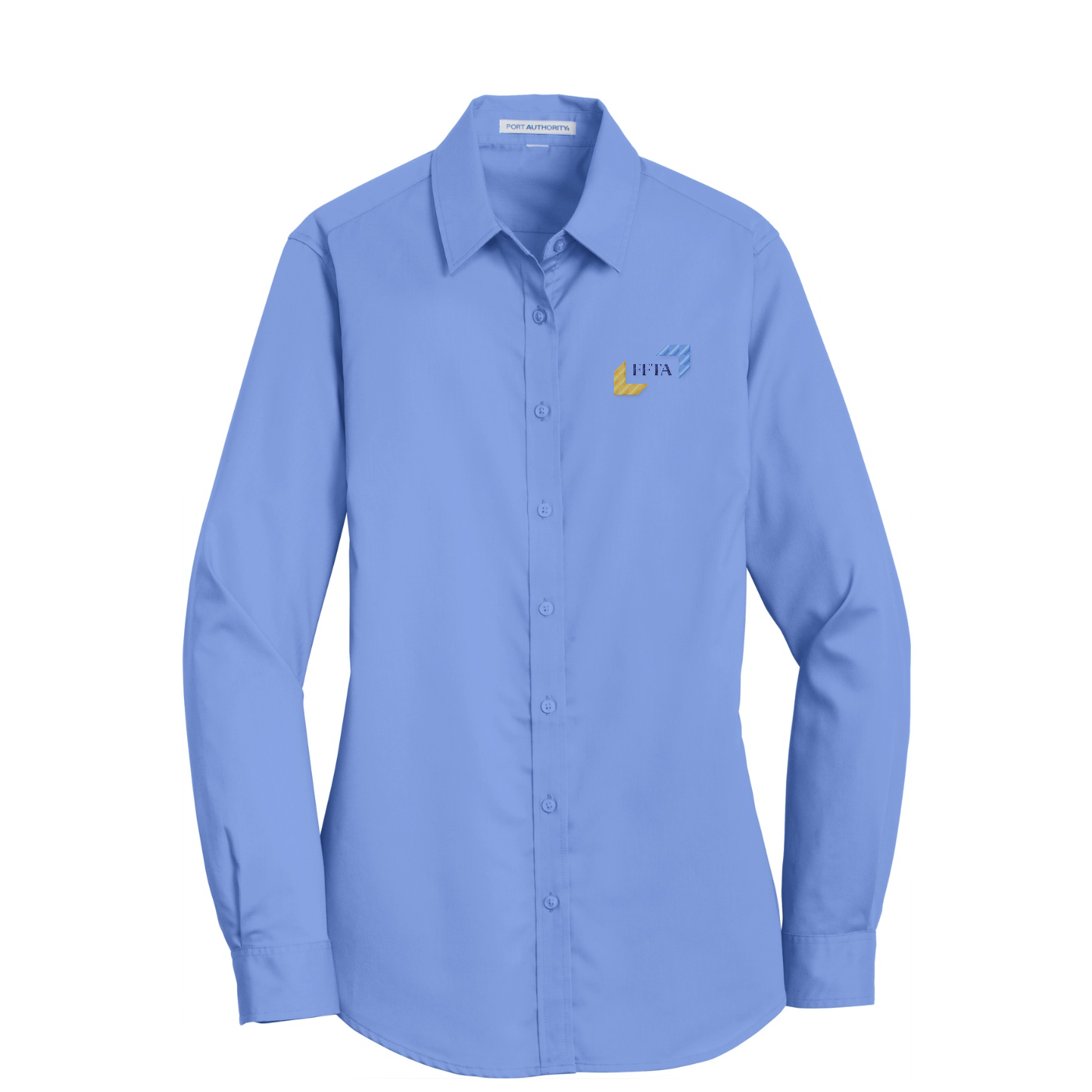 Port Authority Women's SuperPro Twill Shirt — Ultramarine Blue