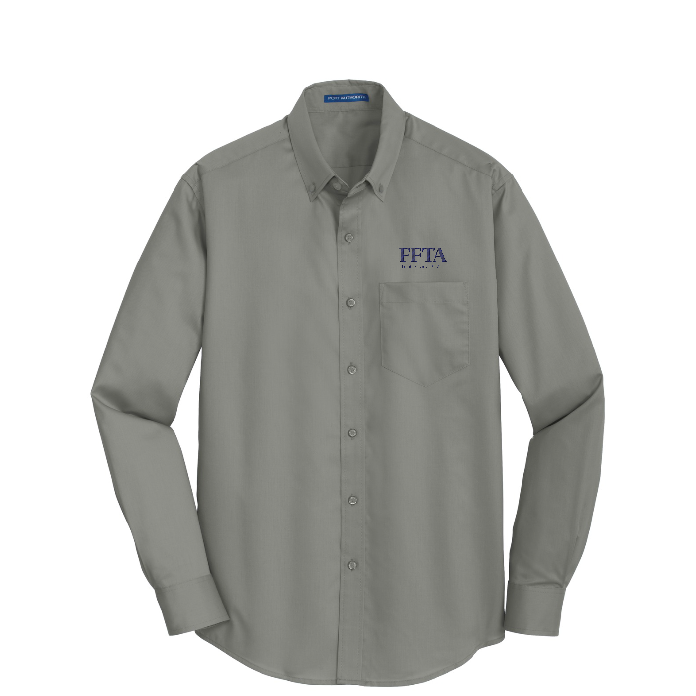 Port Authority SuperPro Twill Shirt — Monument Grey