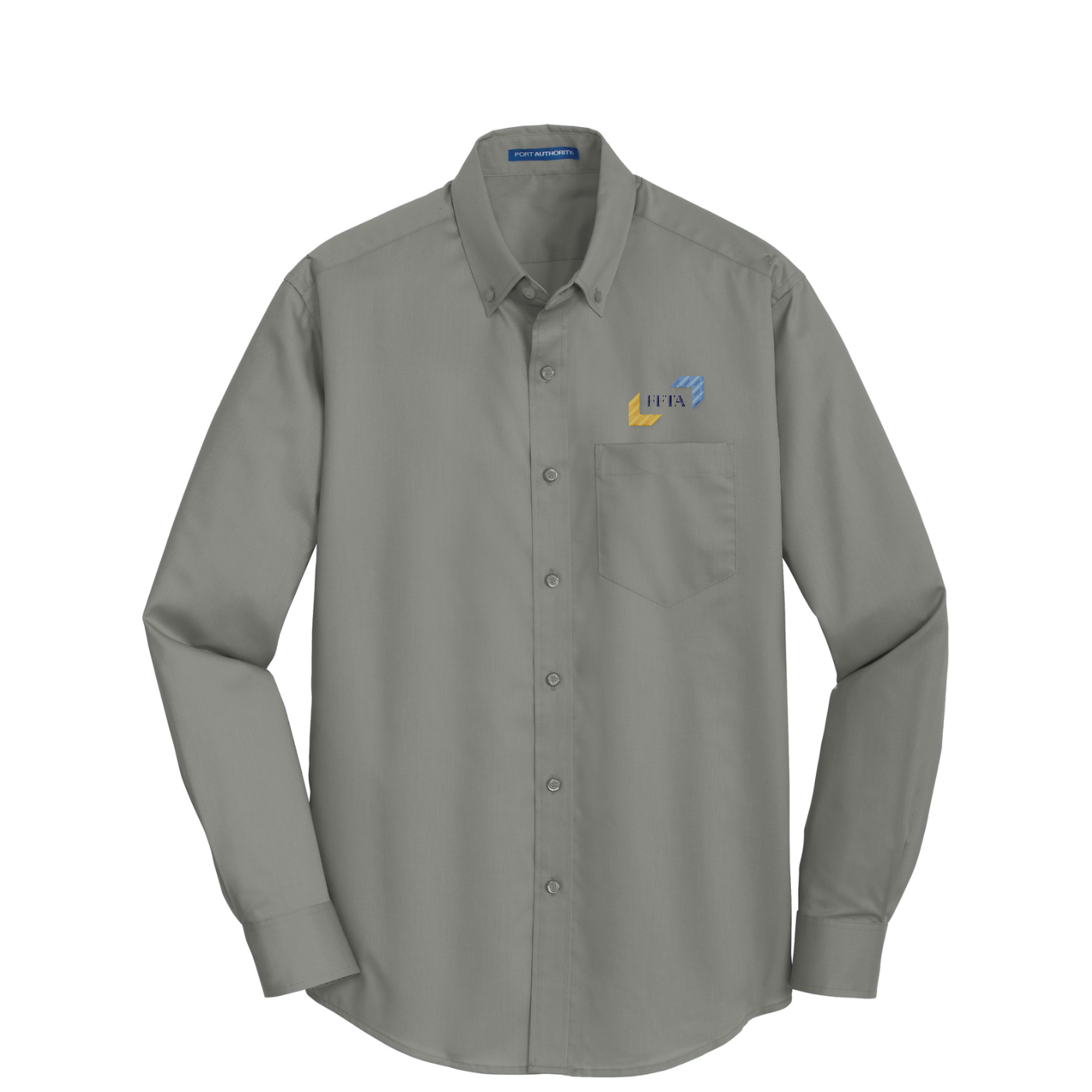 Port Authority SuperPro Twill Shirt — Monument Grey