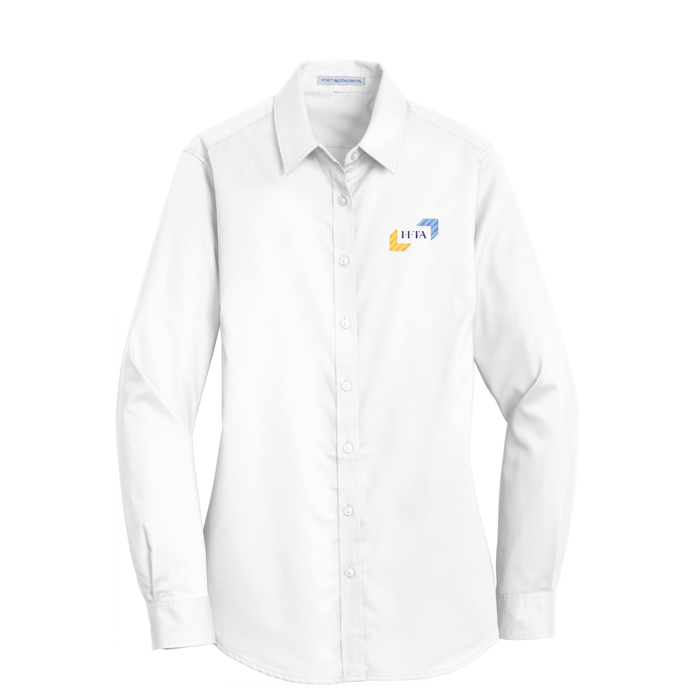 Port Authority Women's SuperPro Twill Shirt — White