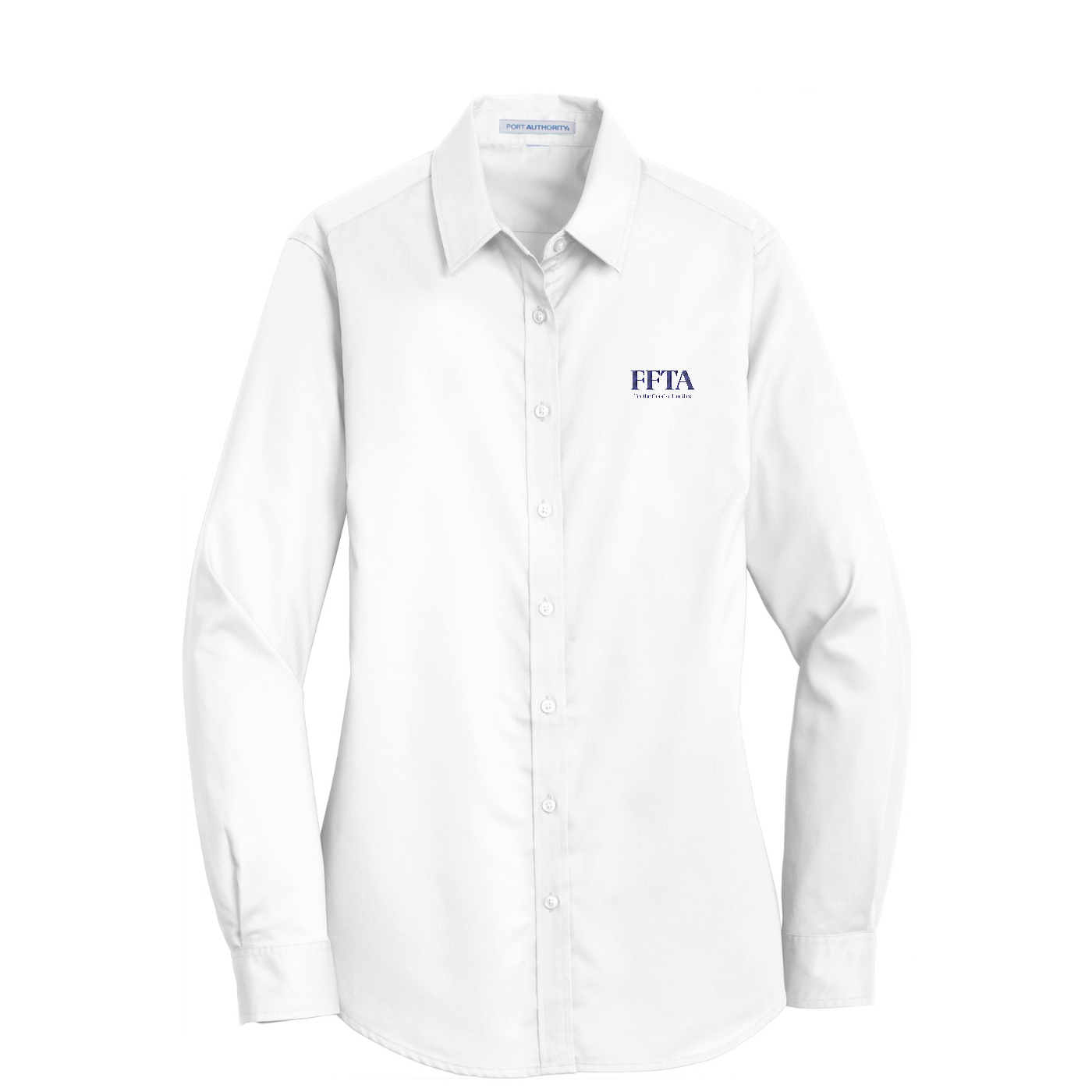 Port Authority Women's SuperPro Twill Shirt — White